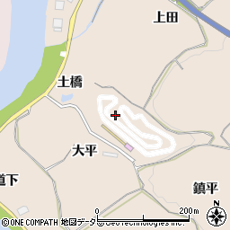 愛知県豊田市石野町土橋周辺の地図