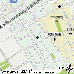 滋賀県近江八幡市安土町常楽寺38-52周辺の地図
