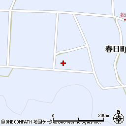 兵庫県丹波市春日町松森733周辺の地図