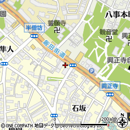 愛知県名古屋市昭和区広路町石坂33周辺の地図