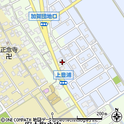 滋賀県近江八幡市安土町上豊浦46周辺の地図