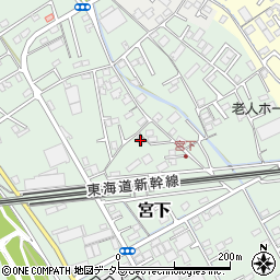 静岡県富士市宮下141-3周辺の地図