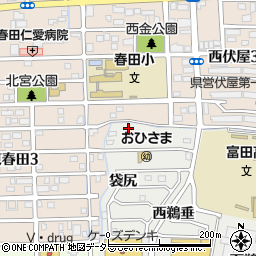 愛知県名古屋市中川区富田町大字榎津宮海道周辺の地図