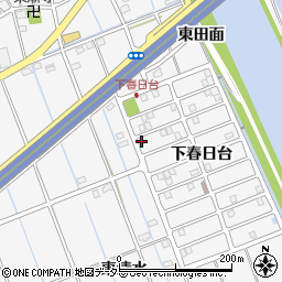愛知県津島市鹿伏兎町下春日台5-1周辺の地図