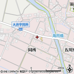 愛知県愛西市大井町同所260周辺の地図