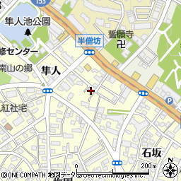 愛知県名古屋市昭和区広路町石坂46-1周辺の地図