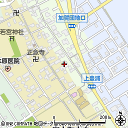 滋賀県近江八幡市安土町上豊浦1049周辺の地図