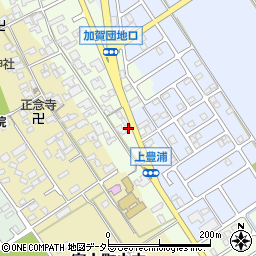 滋賀県近江八幡市安土町上豊浦1116周辺の地図