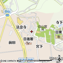 愛知県日進市本郷町宮下522周辺の地図