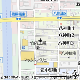 三笠木工所周辺の地図