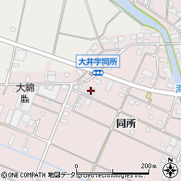 愛知県愛西市大井町同所243周辺の地図