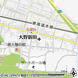 田子浦港大野線周辺の地図