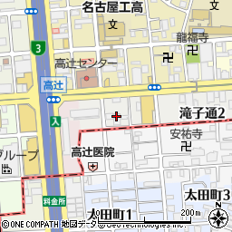 滝子通１丁目福祉施設周辺の地図