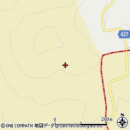 愛知県北設楽郡設楽町八橋クラガリ周辺の地図