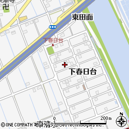 愛知県津島市鹿伏兎町下春日台5周辺の地図