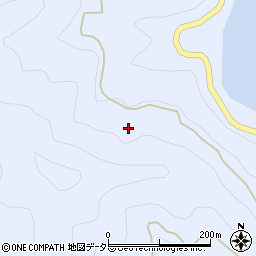 愛知県豊根村（北設楽郡）古真立（ヒソ久保）周辺の地図