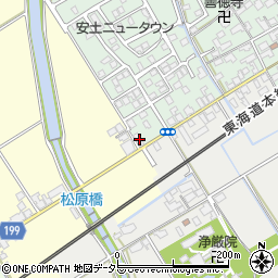滋賀県近江八幡市安土町常楽寺927周辺の地図