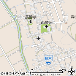 滋賀県近江八幡市船木町1263周辺の地図
