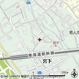 静岡県富士市宮下126-7周辺の地図