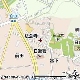 愛知県日進市本郷町宮下522-7周辺の地図