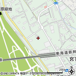 静岡県富士市宮下111-11周辺の地図