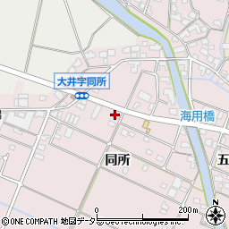 愛知県愛西市大井町同所258周辺の地図