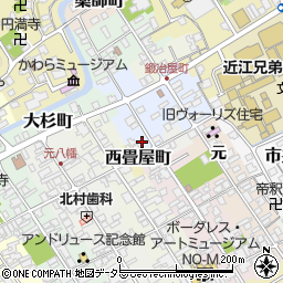 滋賀県近江八幡市江南町14周辺の地図