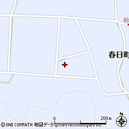 兵庫県丹波市春日町松森736周辺の地図