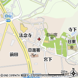 愛知県日進市本郷町宮下522-14周辺の地図