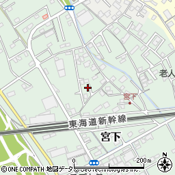 静岡県富士市宮下126周辺の地図