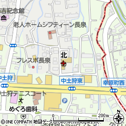長泉町役場　北幼稚園周辺の地図