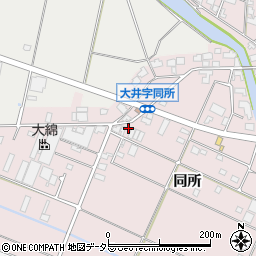 愛知県愛西市大井町同所245周辺の地図