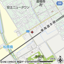 滋賀県近江八幡市安土町慈恩寺671周辺の地図