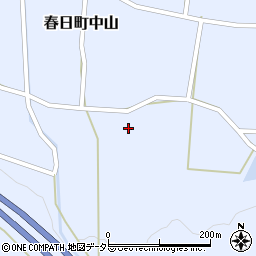 兵庫県丹波市春日町中山1191周辺の地図