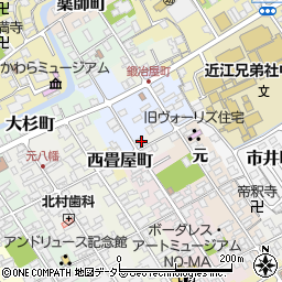 滋賀県近江八幡市江南町1周辺の地図
