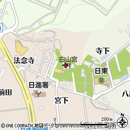 愛知県日進市本郷町宮下519周辺の地図
