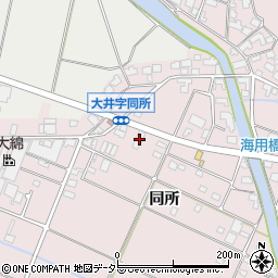 愛知県愛西市大井町同所255周辺の地図