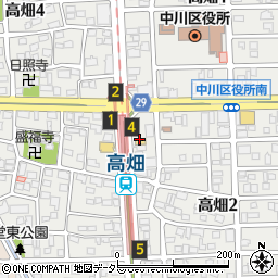地下鉄　東山線高畑駅周辺の地図