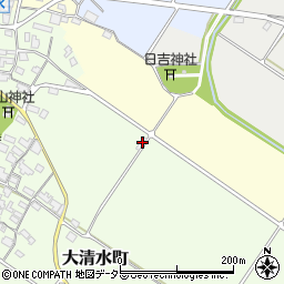 滋賀県東近江市大清水町677周辺の地図