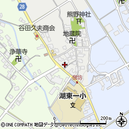 滋賀県東近江市僧坊町43周辺の地図