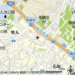 愛知県名古屋市昭和区広路町石坂47-5周辺の地図