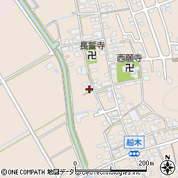 滋賀県近江八幡市船木町1284周辺の地図