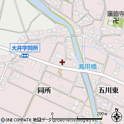 愛知県愛西市大井町同所50周辺の地図