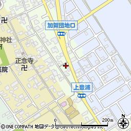 滋賀県近江八幡市安土町上豊浦1093周辺の地図