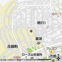滋賀県大津市花園町17-3周辺の地図
