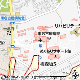 国立病院機構　東名古屋病院周辺の地図