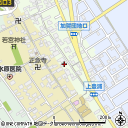 滋賀県近江八幡市安土町上豊浦1051周辺の地図