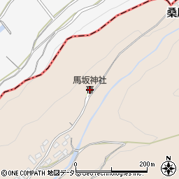 馬坂神社周辺の地図