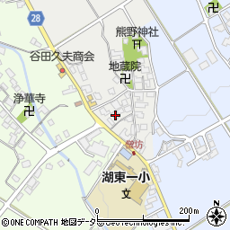 滋賀県東近江市僧坊町44周辺の地図