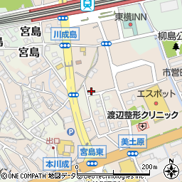 川成島akippa駐車場周辺の地図